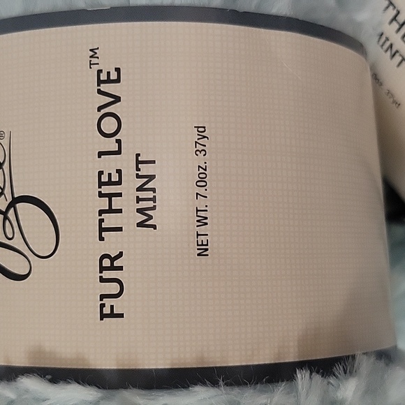 Yarn Bee Fur The Love Mint Net Weight 7 Oz. 37 Yards (8 skeins) - Picture 4 of 7